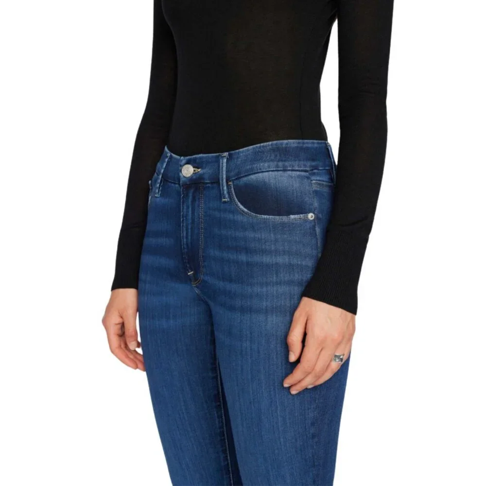 FRAME Le Crop Mini Boot Jeans Size 24 - Picture 2 of 7